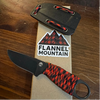 FMF (Flannel Mountain Fixie) Fixed Blade Knife with Paracord Handle