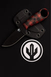 Prototype FMF Cutomized by Kratos with Custom Buffalo Plaid Micarta Handle